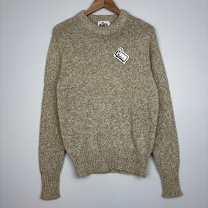 Vintage Woolrich Sweater Mens M Ragg Wool Chunky Fisherman Pullover Jumper NOS